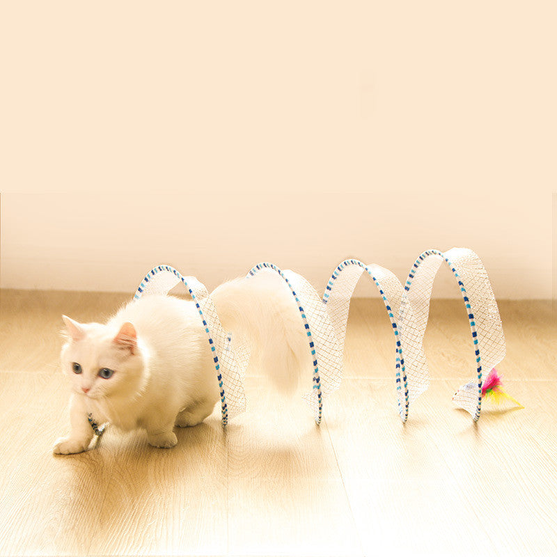 Unleash Your Cat's Inner Adventurer with Our Foldable Storage Tunnel