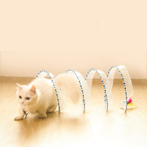 Unleash Your Cat's Inner Adventurer with Our Foldable Storage Tunnel