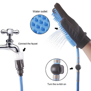 Transform Bath Time with Our Pet Five Finger Shower Bath Massage Gloves