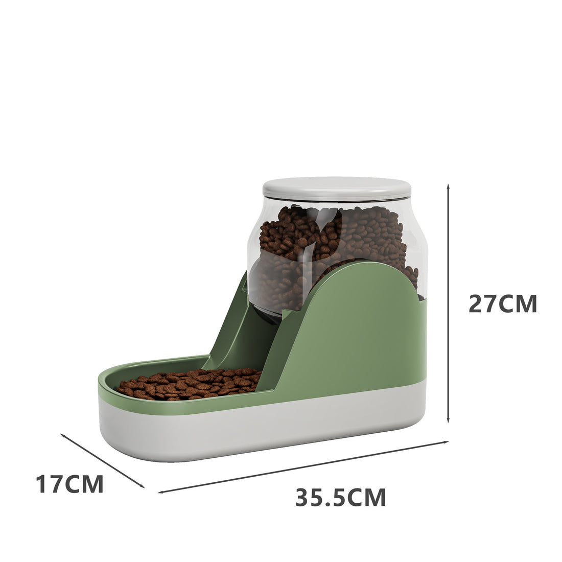Automatic Water Fountain And Food Dispenser For Pet