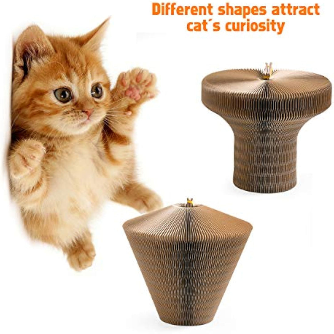 Collapsible Cardboard Scratcher Lounge Bed For Pet