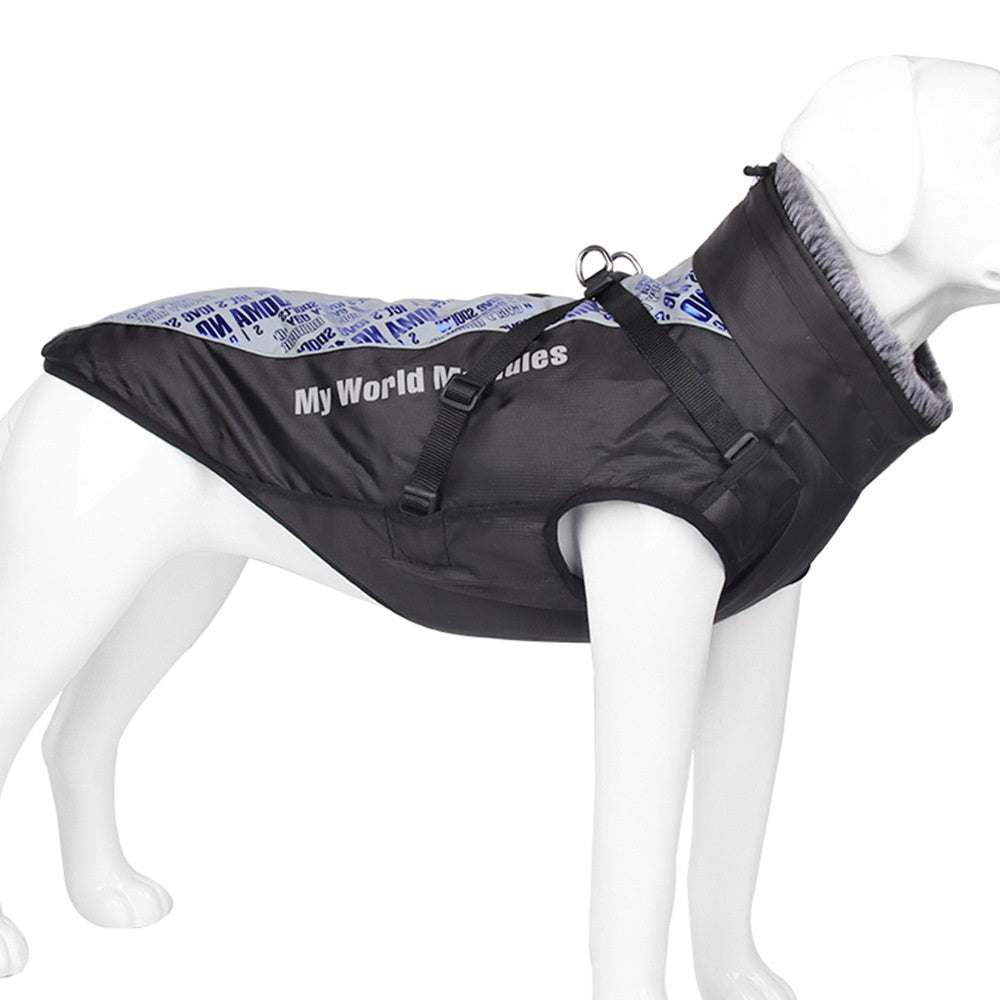 Warm Waterproof Reflective Shell Jacket Clothing For Pet