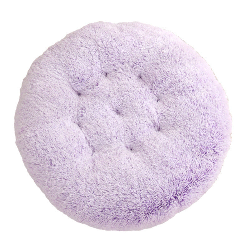Plush Warm Round Sleeping Bed Mat For Pet