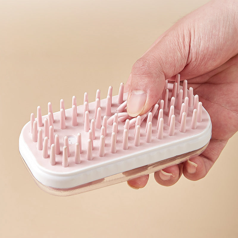 Pet Silicone Bath Massage Foam Cleaning Grooming Brush
