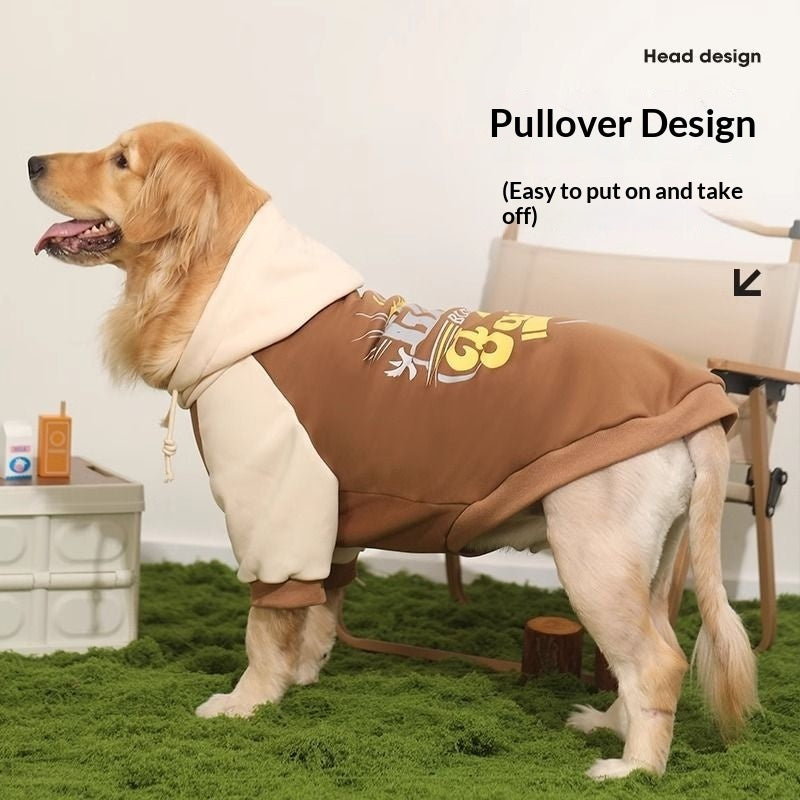 Pet Large Breed Knit Warm Sweater Outfit