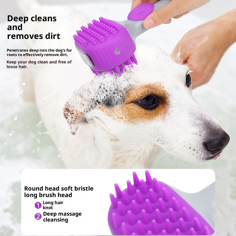 Pet Shower Bath Floating Hair Cleaning Grooming Brush