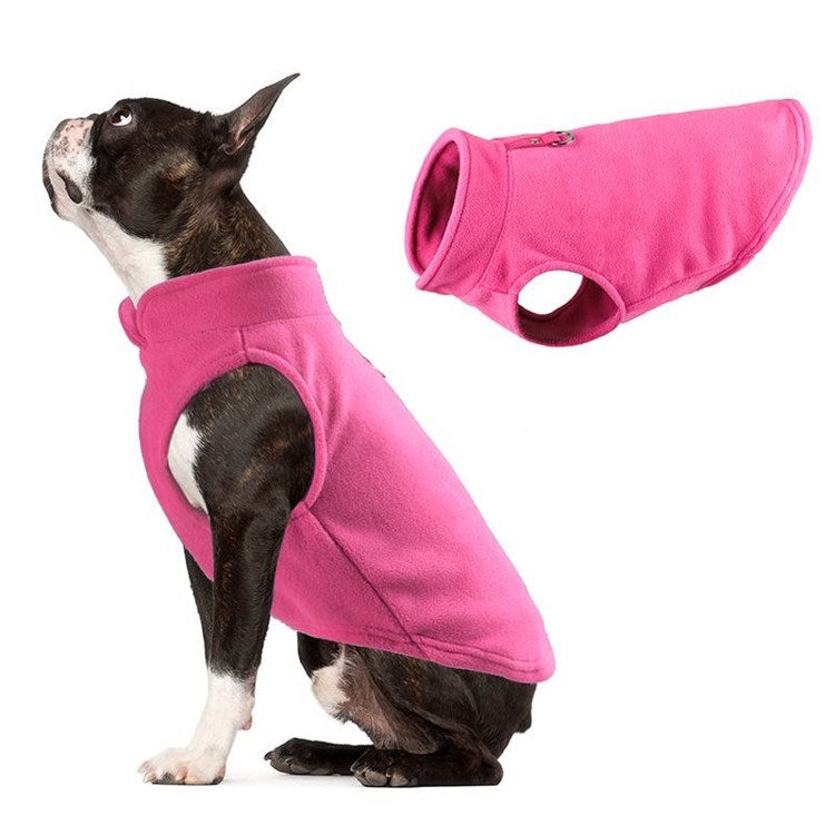 Fleece Puppy Coat Jacket Vest Clothing For Pet
