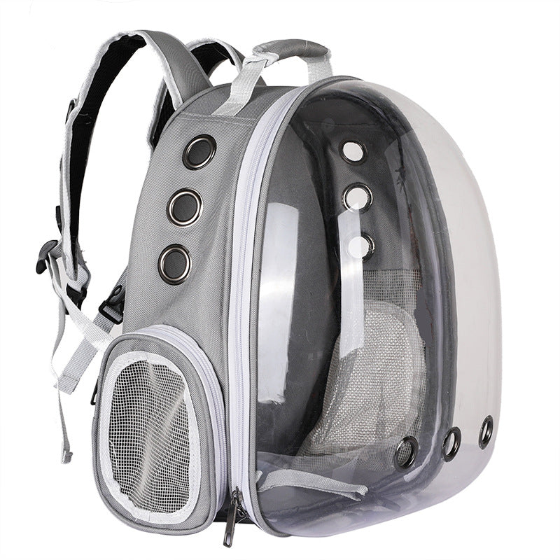 Pet Space Capsule Backpack Carrier 360 Degree View Travel Bag