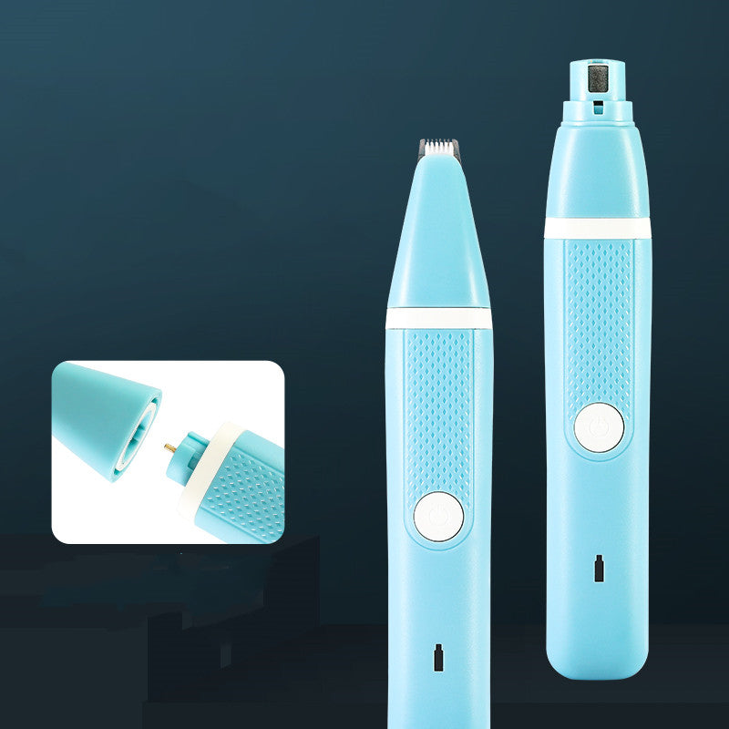 Dual Purpose Nail Polisher Hair Trimmer Tool For Pet