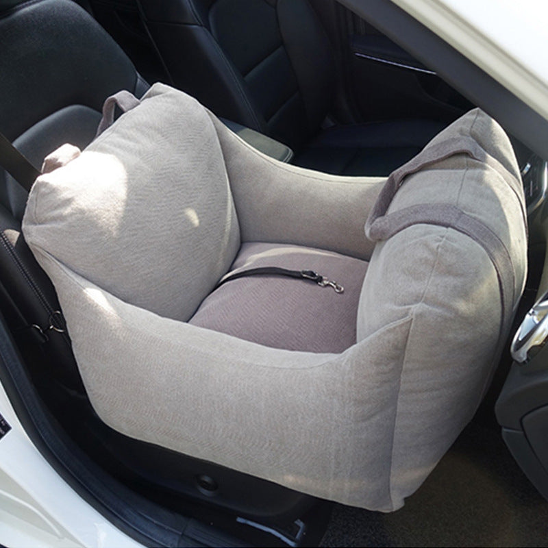 Pet Waterproof Car Safety Seat Carrier Basket Travel Bed