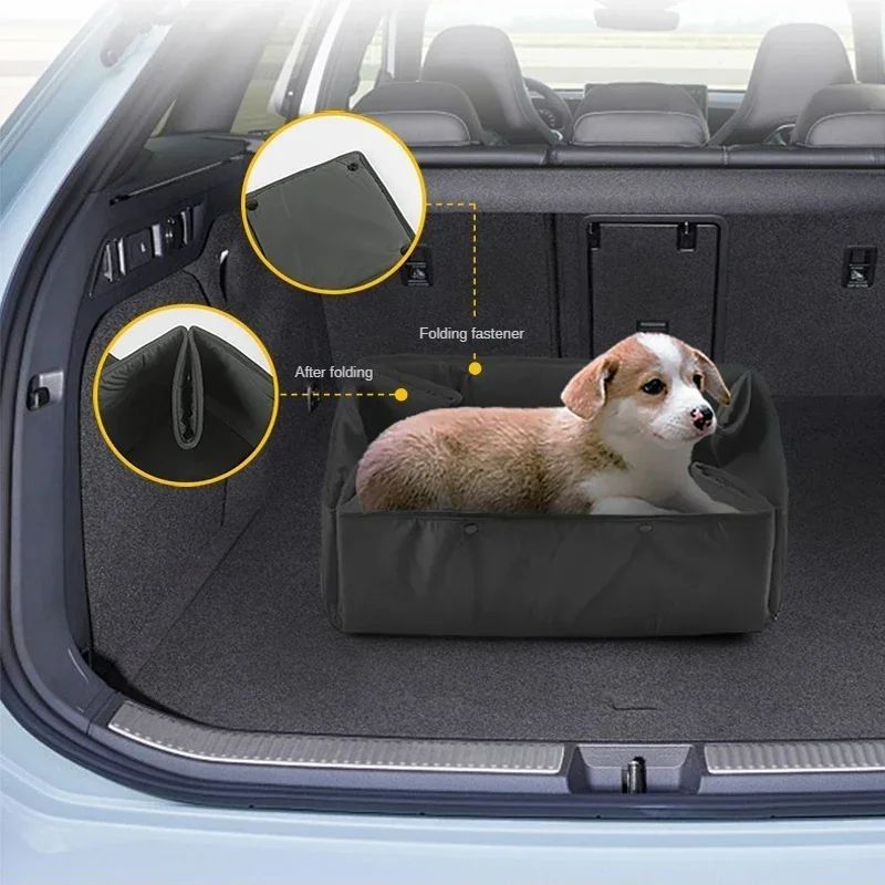 Pet Portable 3-in-1 Travel Bed Carrier Mat Cushion Foldable Kennel