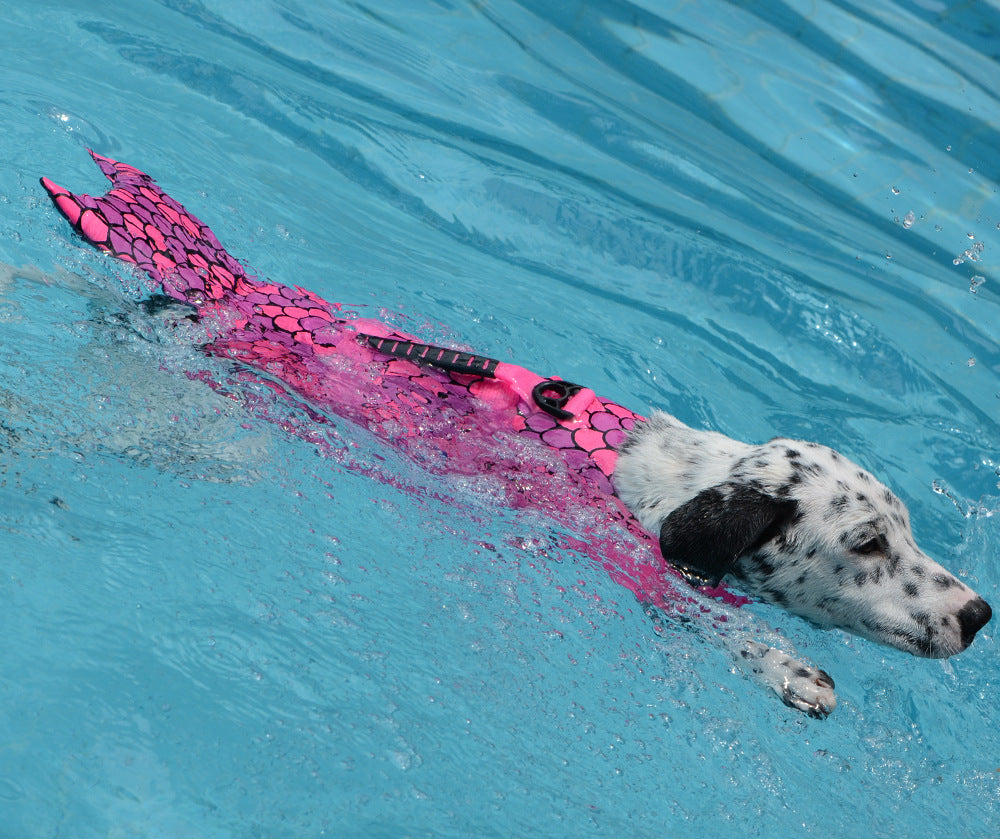 Adjustable Swimming Life Vest Swim Aid Jacket For Pet