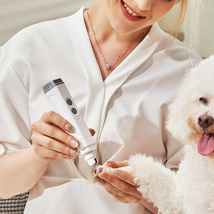 Double Lamp Automatic Nail Trimmer Device For Pet