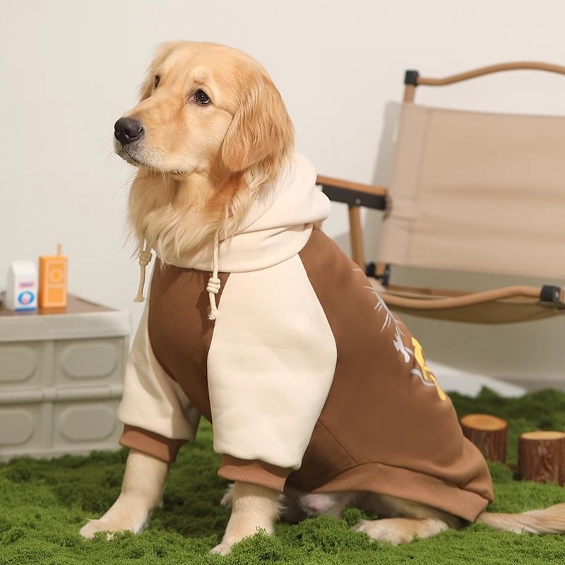 Pet Large Breed Knit Warm Sweater Outfit