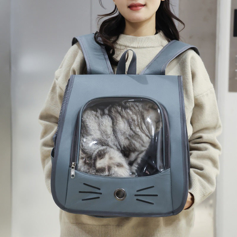 Pet Breathable Portable Backpack Carrier Bag Outdoor Travel