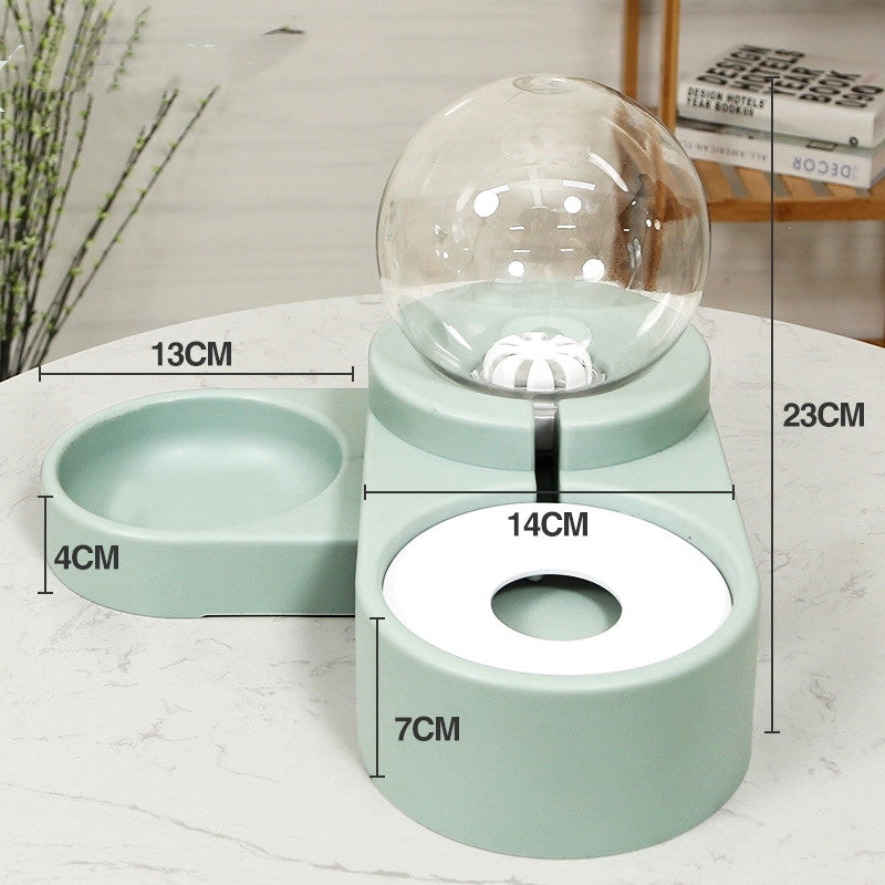 Automatic Bubble Fountain Feeder Bowl For Pet