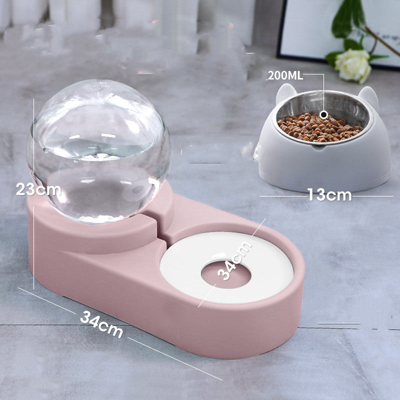 Automatic Bubble Fountain Feeder Bowl For Pet