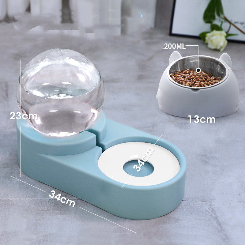 Automatic Bubble Fountain Feeder Bowl For Pet