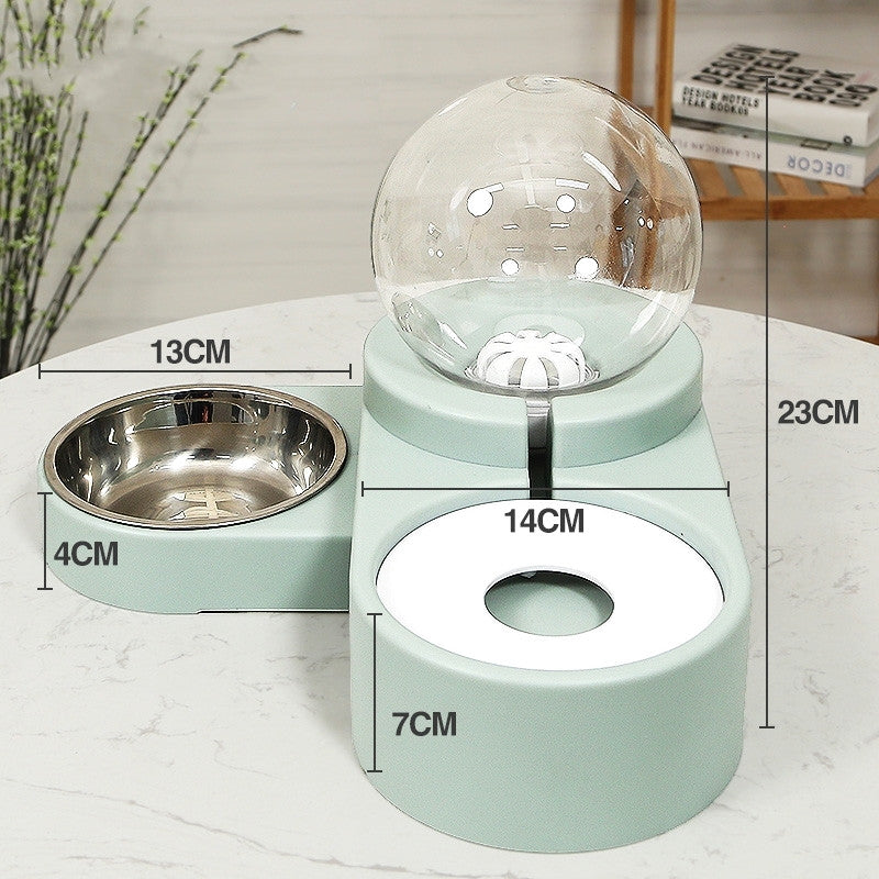 Automatic Bubble Fountain Feeder Bowl For Pet