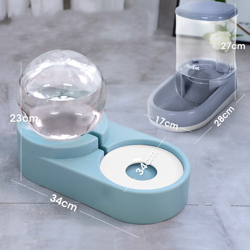 Automatic Bubble Fountain Feeder Bowl For Pet