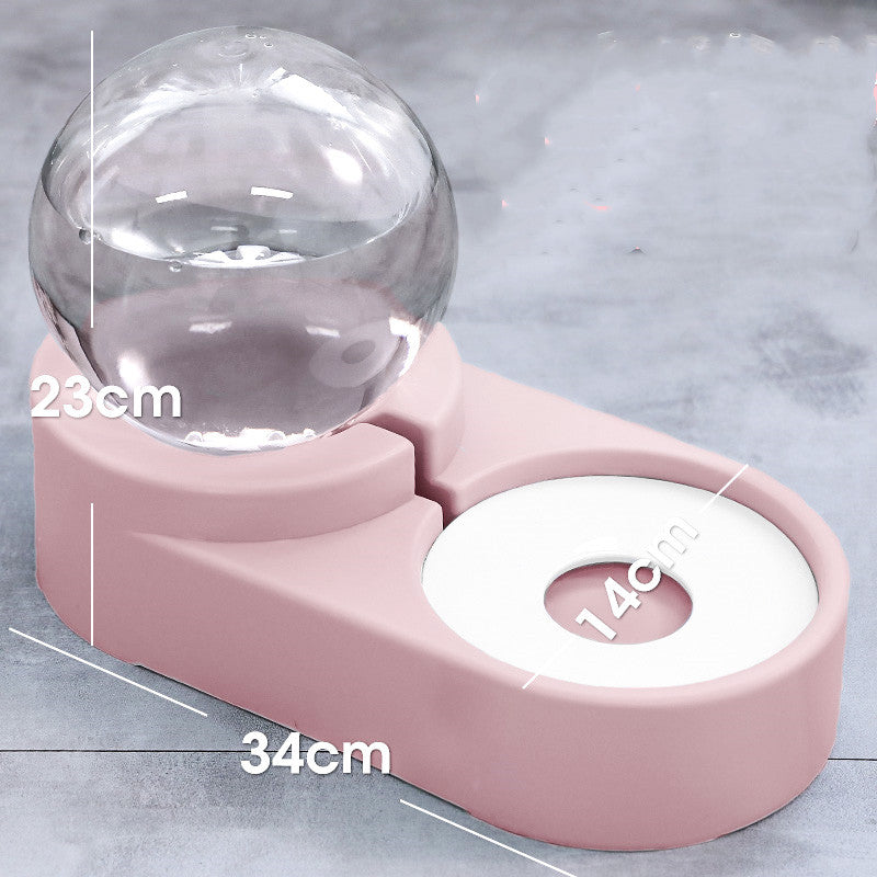 Automatic Bubble Fountain Feeder Bowl For Pet