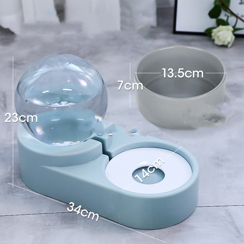 Automatic Bubble Fountain Feeder Bowl For Pet