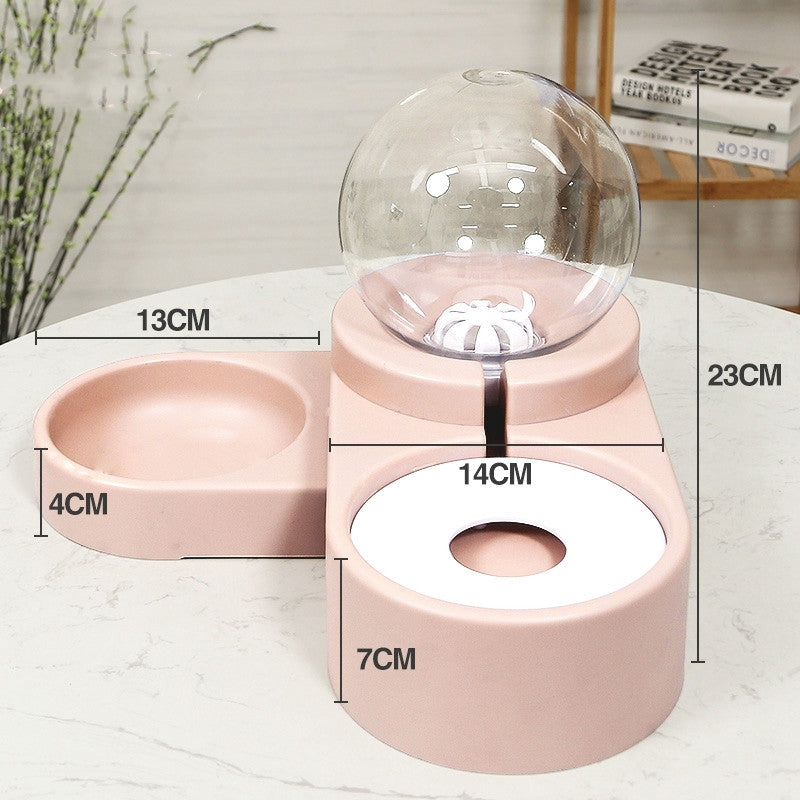 Automatic Bubble Fountain Feeder Bowl For Pet