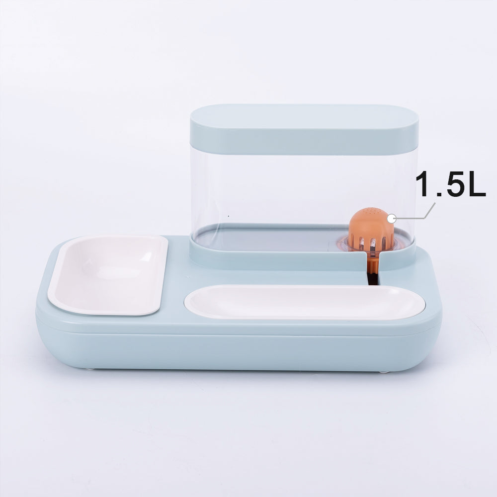 4 Style Automatic Pet Feeder Bowl And Water Fountain 1.5L Capacity