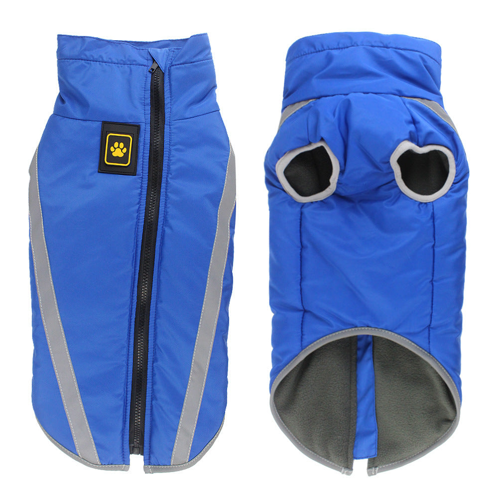 Winter Reflective Padded Warm Jacket Clothing For Pet