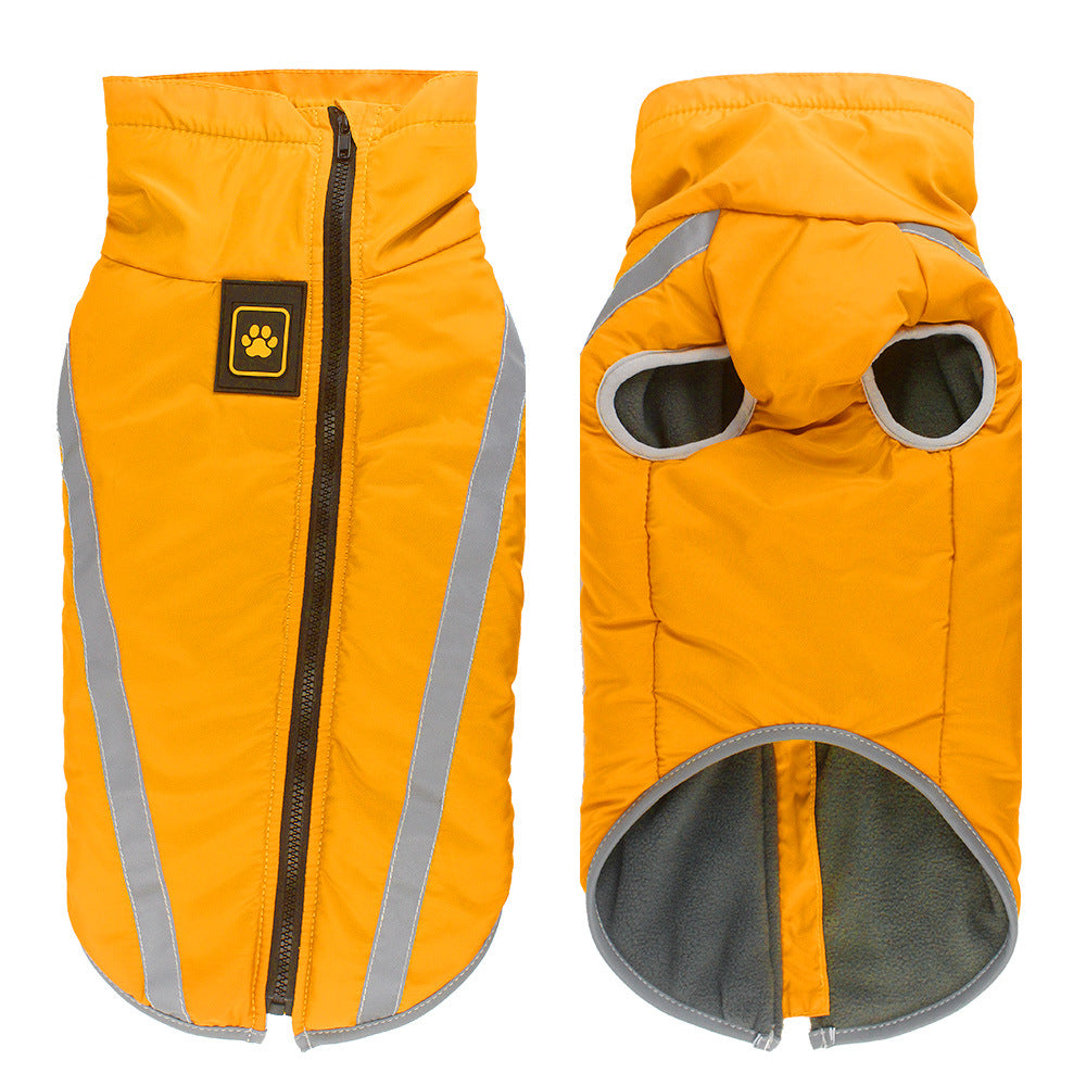 Winter Reflective Padded Warm Jacket Clothing For Pet