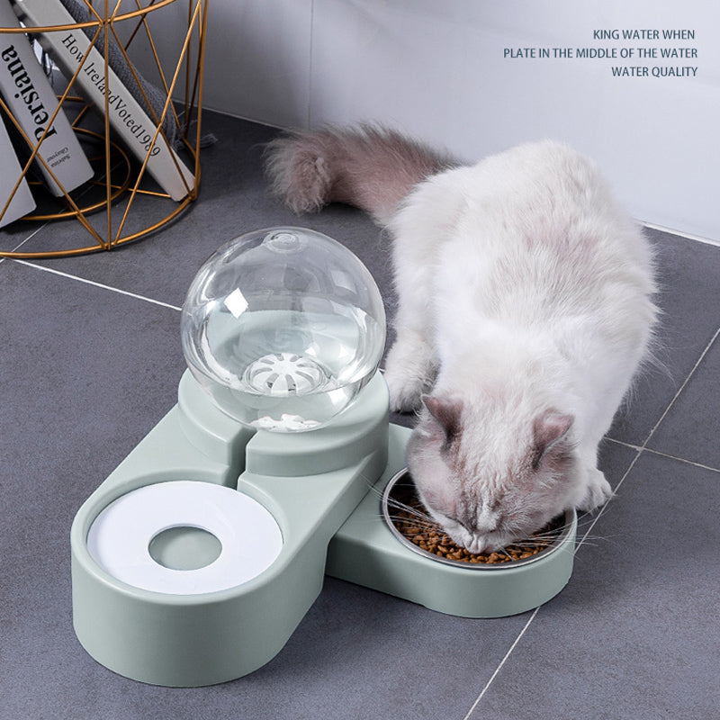 Automatic Bubble Fountain Feeder Bowl For Pet