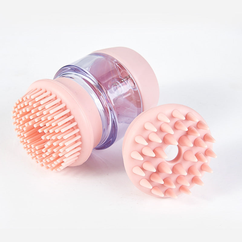 Pet Silicone Bath Massage Grooming Comb Brush Tool