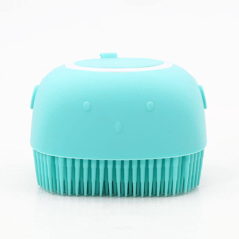 Pet Silicone Bath Massage Grooming Brush Tool