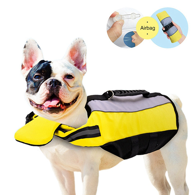 Pet Reflective Nylon Airbag Life Jacket Safety Vest