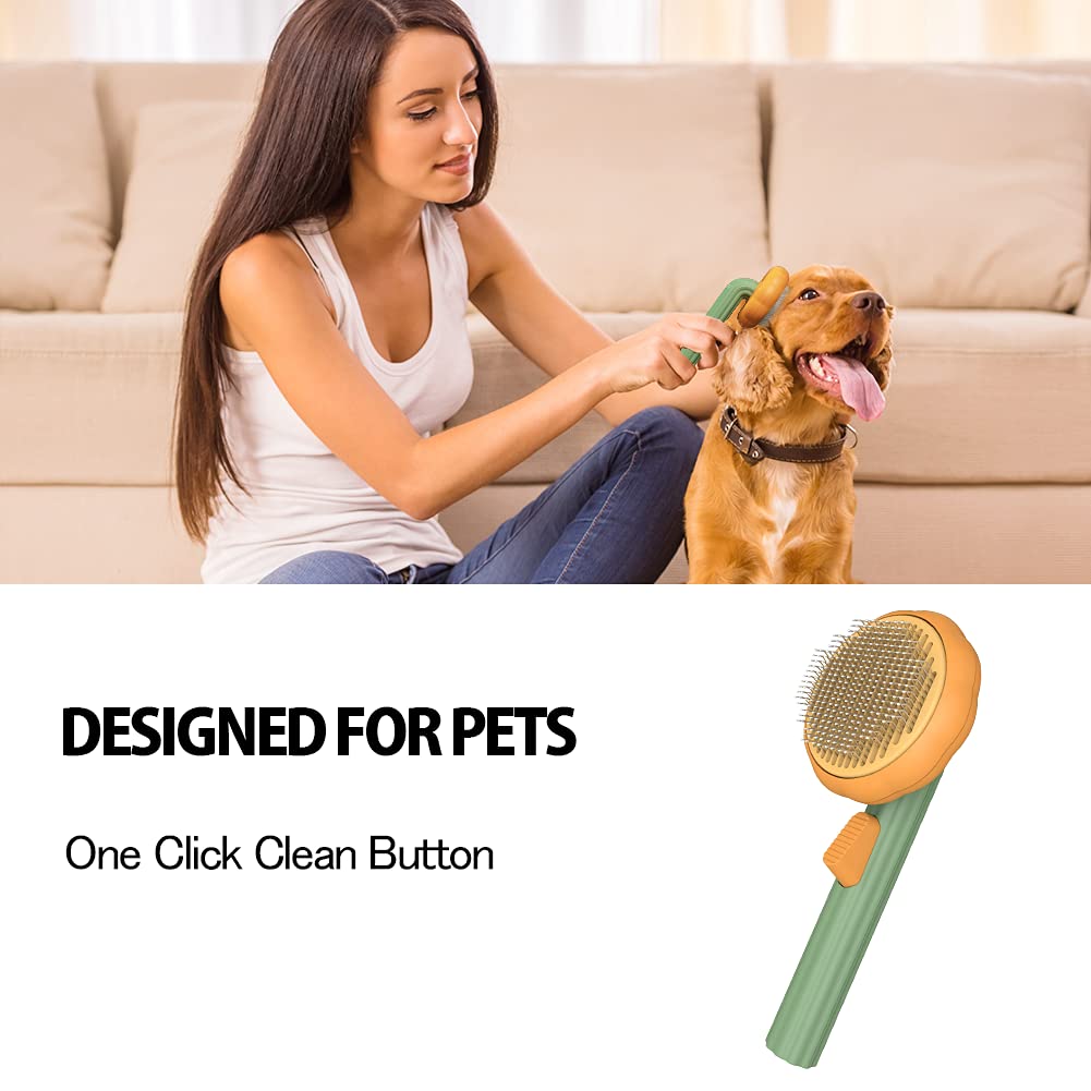 Self Cleaning Slicker Grooming Brush For Pet