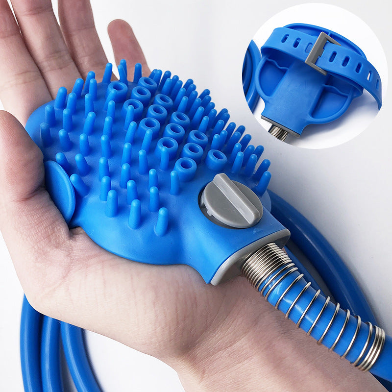 Pet Outdoor Bath Cleaning Shower Brush Grooming Tool