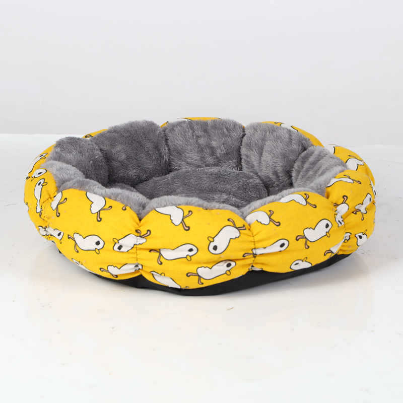Calming Donut Fluffy Round Bed For Pet