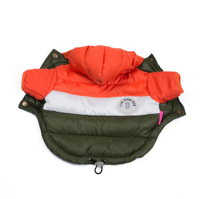 Pet Waterproof Warm Cotton Padded Jacket Outfit