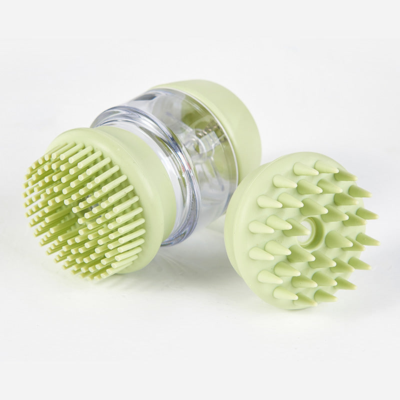 Pet Silicone Bath Massage Grooming Comb Brush Tool