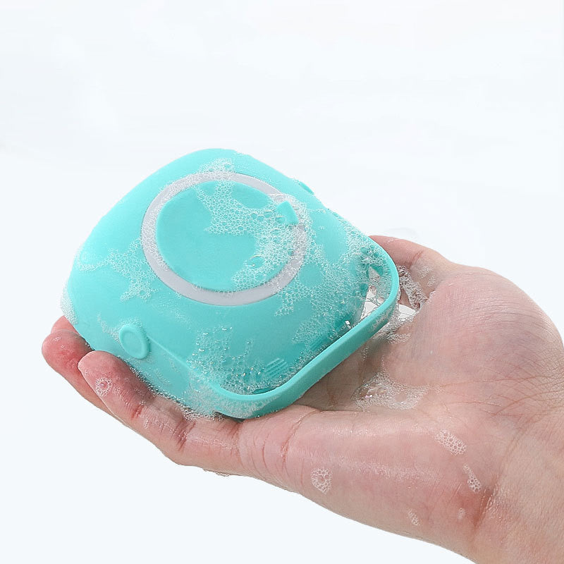 Pet Silicone Bath Massage Grooming Brush Tool