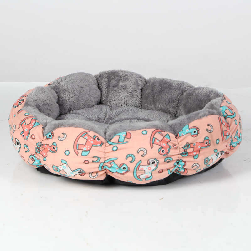 Calming Donut Fluffy Round Bed For Pet