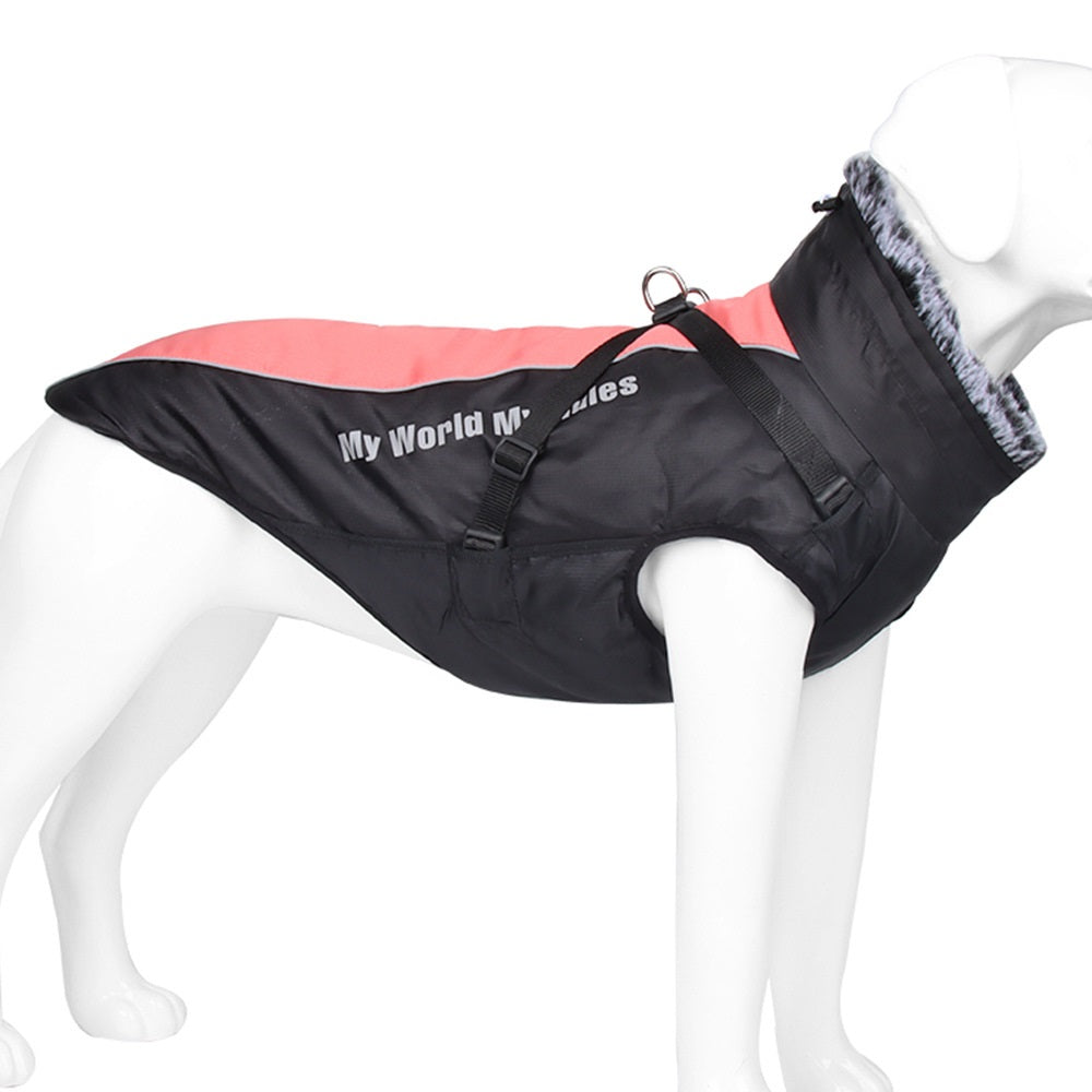 Warm Waterproof Reflective Shell Jacket Clothing For Pet