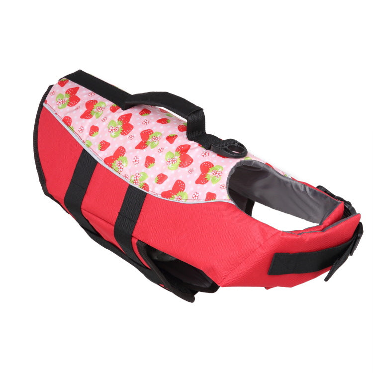 Adjustable Swimming Life Vest Swim Aid Jacket For Pet