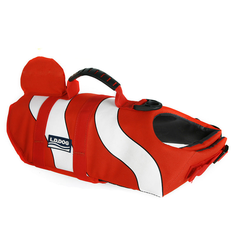 Adjustable Swimming Life Vest Swim Aid Jacket For Pet