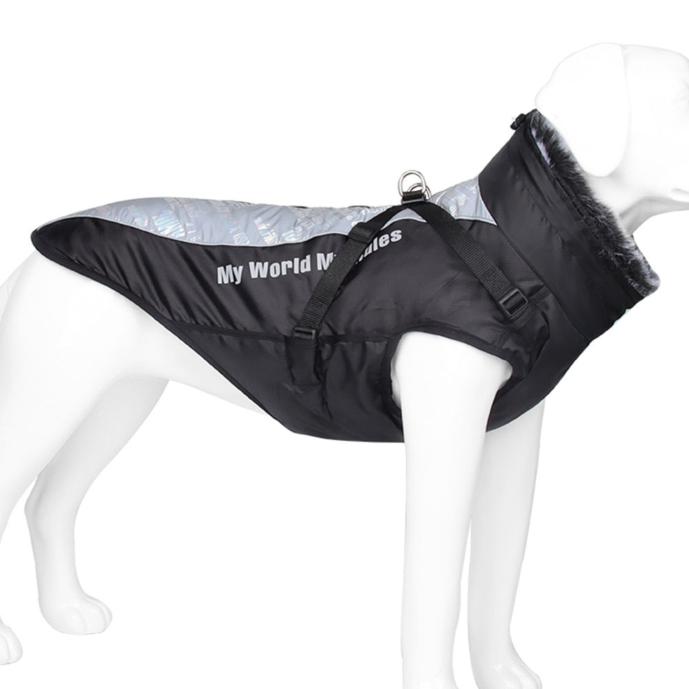 Warm Waterproof Reflective Shell Jacket Clothing For Pet