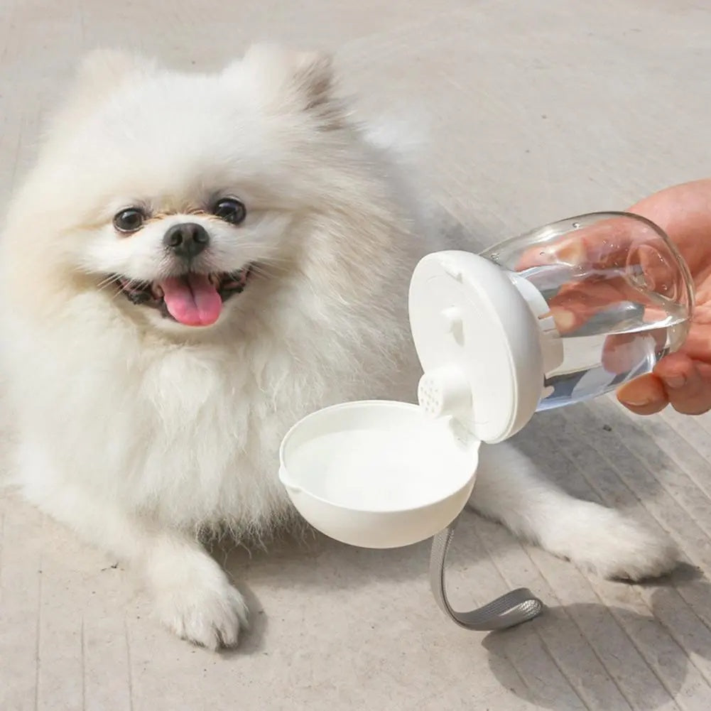 Portable Travel Water Bottle Drinking Cup With Bowl For Pet