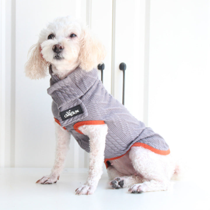 Pet Vintage Twist Knit Sweater Outfit