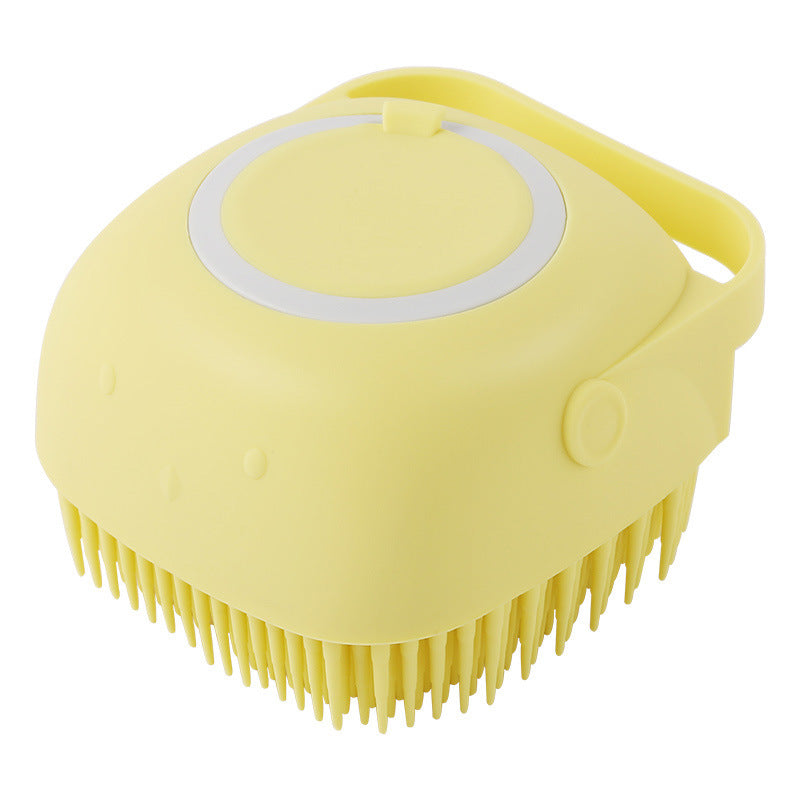 Pet Silicone Bath Massage Grooming Brush Tool