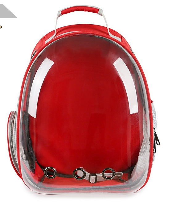 Pet Space Capsule Backpack Carrier 360 Degree View Travel Bag