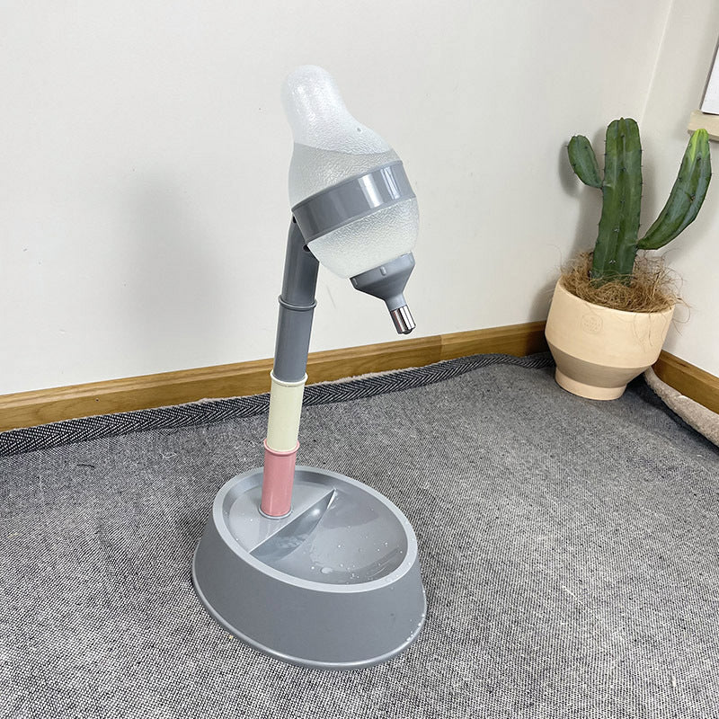 Automatic Adjustable Height Pet Water Dispenser And Feeder Bowl With Fountain System